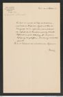 k.k. naturhistorisches Hofmuseum, Intendanzakten 1885-1896 (Hauer), Aktenzahl Z.581/1891, Seite 1